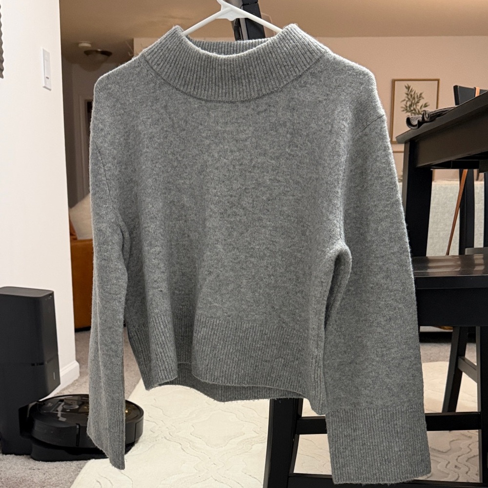 J. Crew Gray Turtleneck Sweater